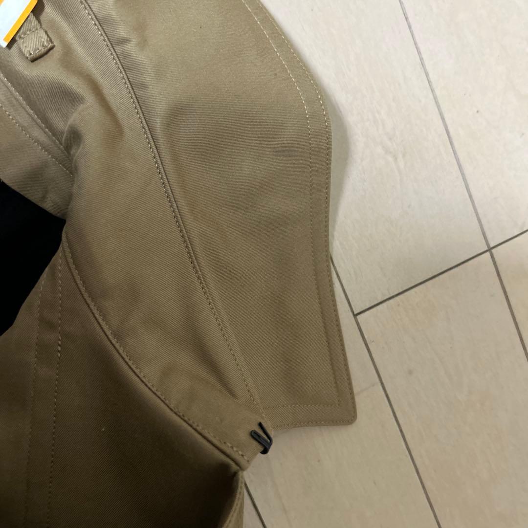 ハイクベージュ レギュラーフィットトレンチコート 1