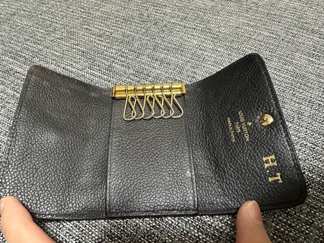 LOUIS VUITTONキーケース ミュルティクレ6 モノグラム アンプラント