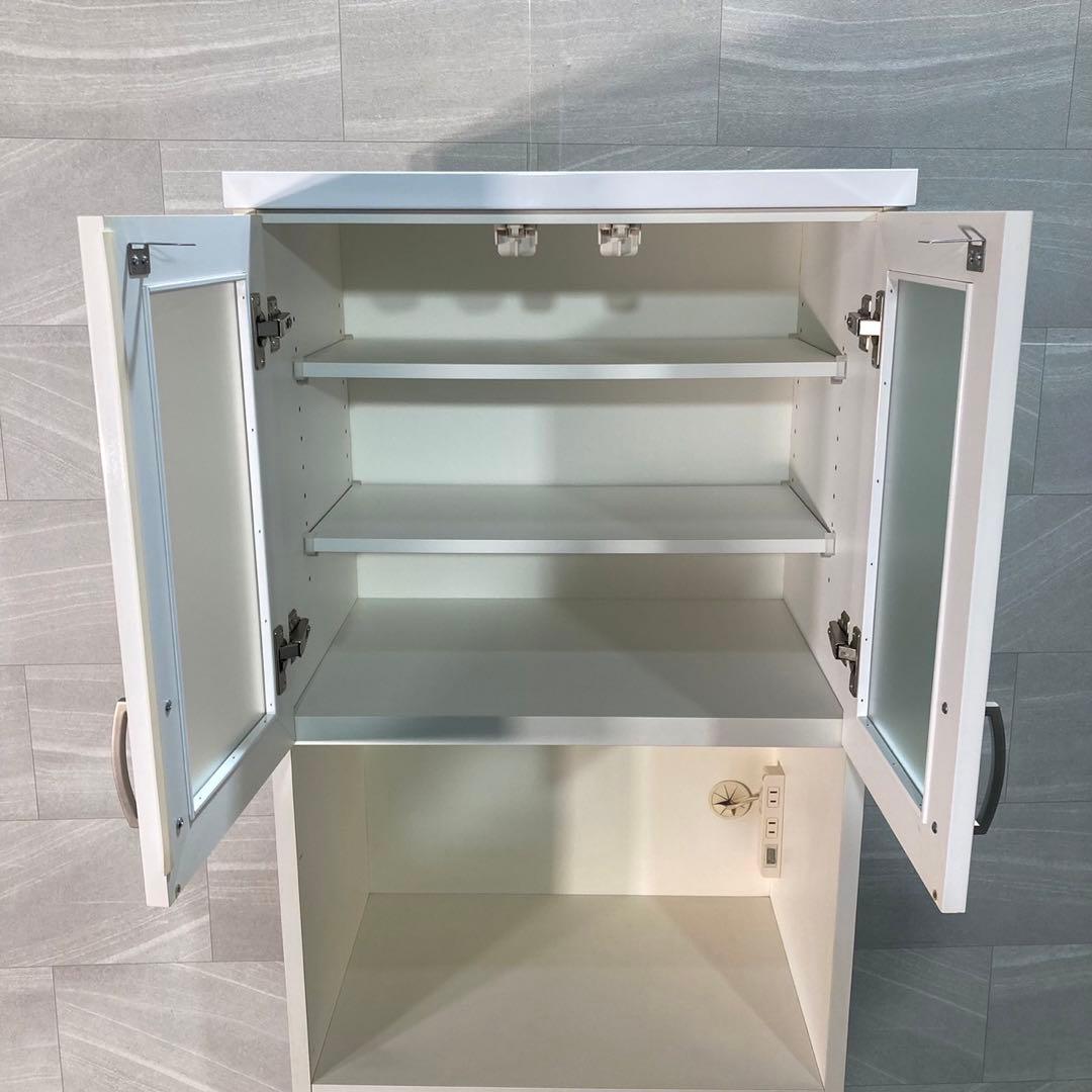 ニトリ レンジボード 食器棚 キッチンボード 幅60cm コパン d3566