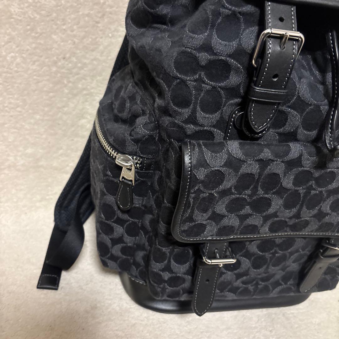 バッグ COACH Sprint Backpack In Signature Denim