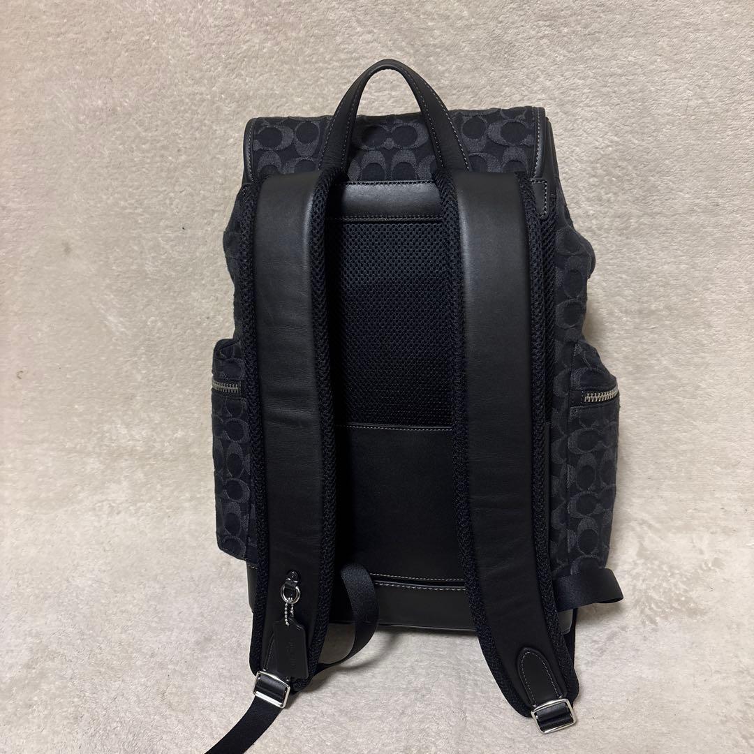 バッグ COACH Sprint Backpack In Signature Denim