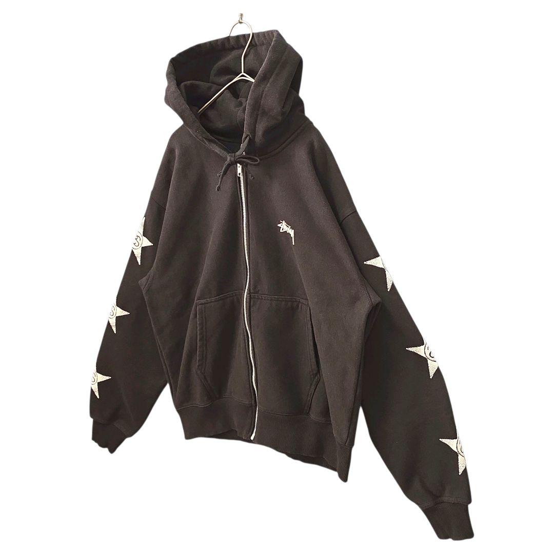 iyooo STUSSY Stars Zip パーカー Mサイズ