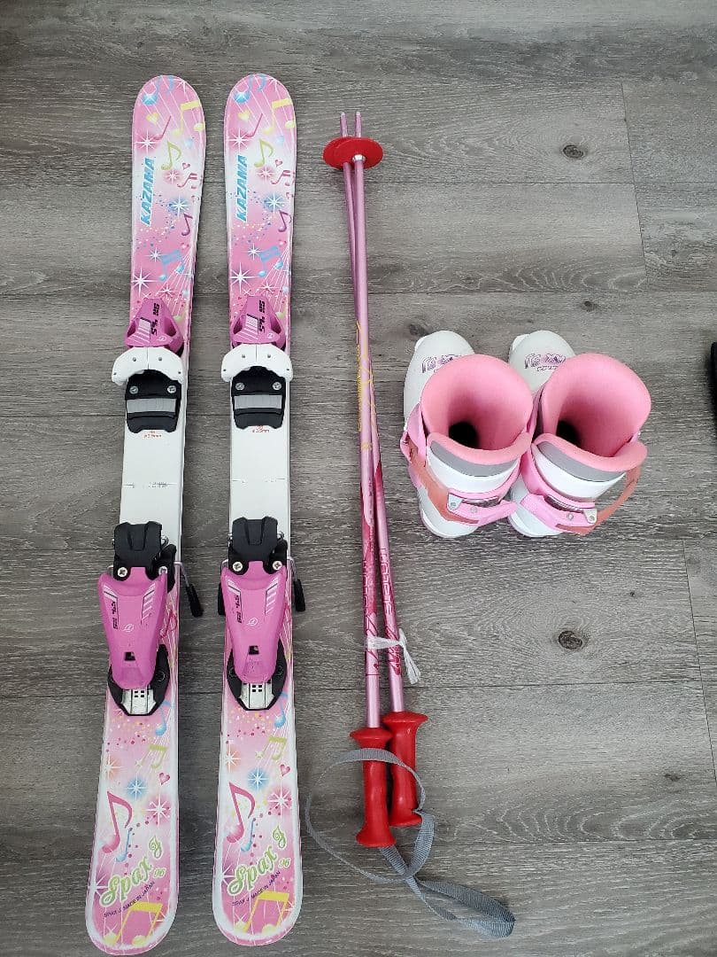 KAZAMA SPAX 3J 子供用スキーセット