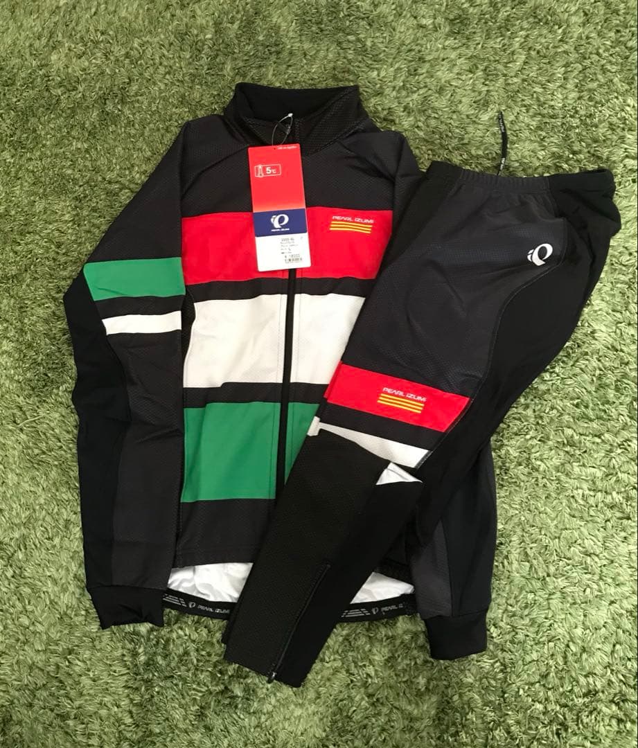 未使用品 パールイズミ ウィンドブレーク プリントジャージ プリントタイツ