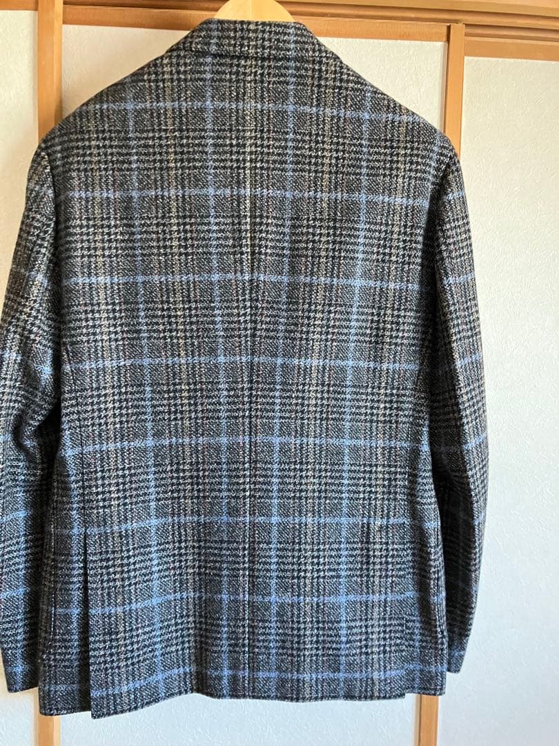 LARDINIウィンドウペンテーラードジャケット　52