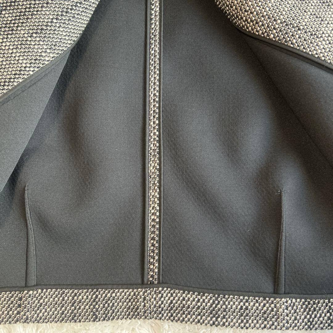 【美品】feerique フィーリックダンボールボンディングツィードコートXL