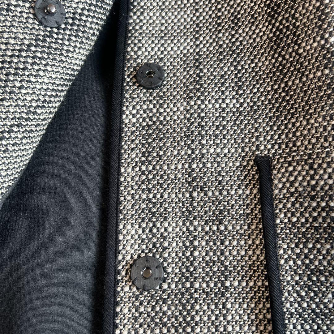 【美品】feerique フィーリックダンボールボンディングツィードコートXL