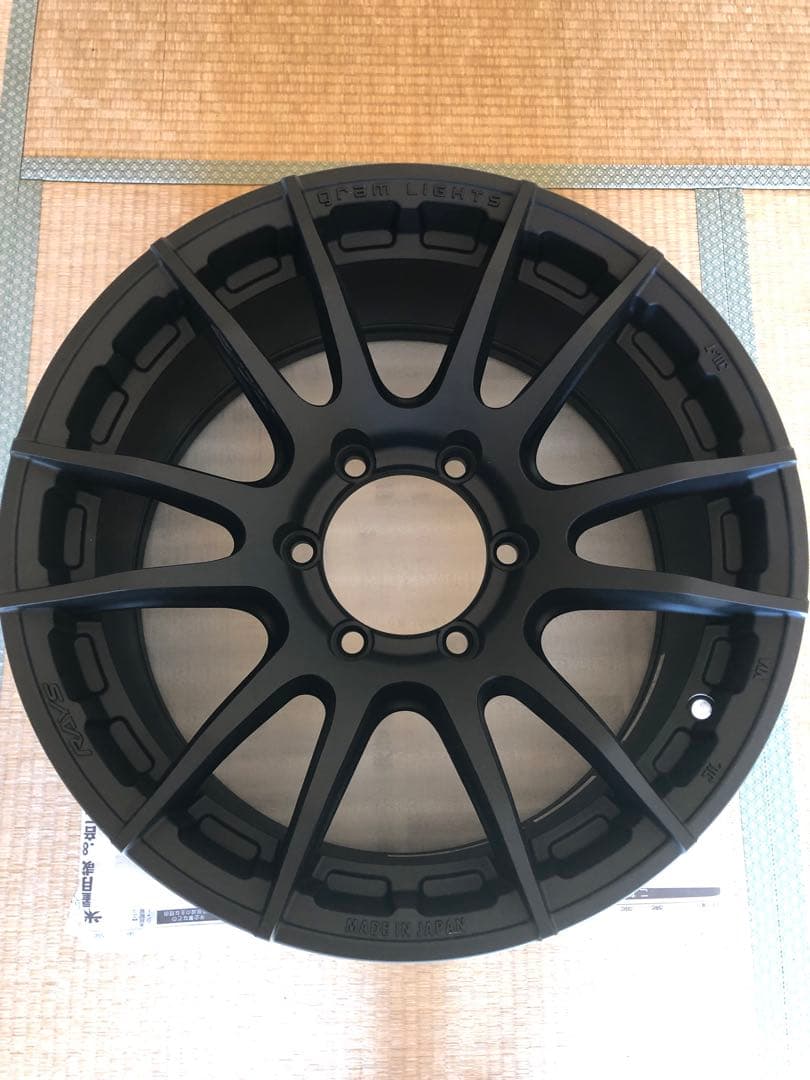 レイズグラムライツ 57XR-X17インチ マットブラックホイール 4本セット