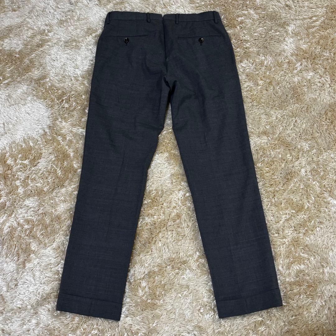 PT TORINO ワンプリーツストレッチサマーウールスラックス 44