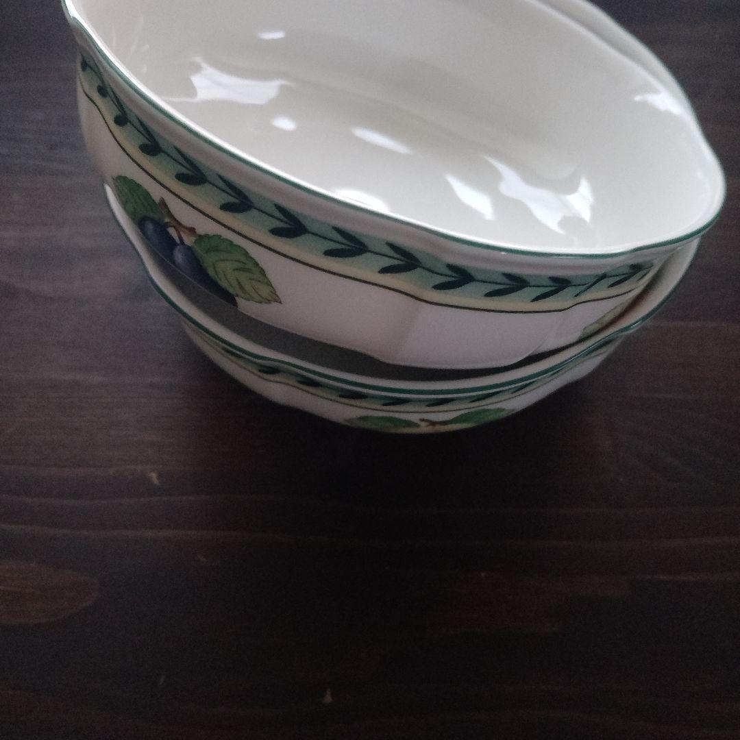 ビレロイ&ボッホ　フレンチガーデン　浅型ボウル　2個セット ドイツ食器