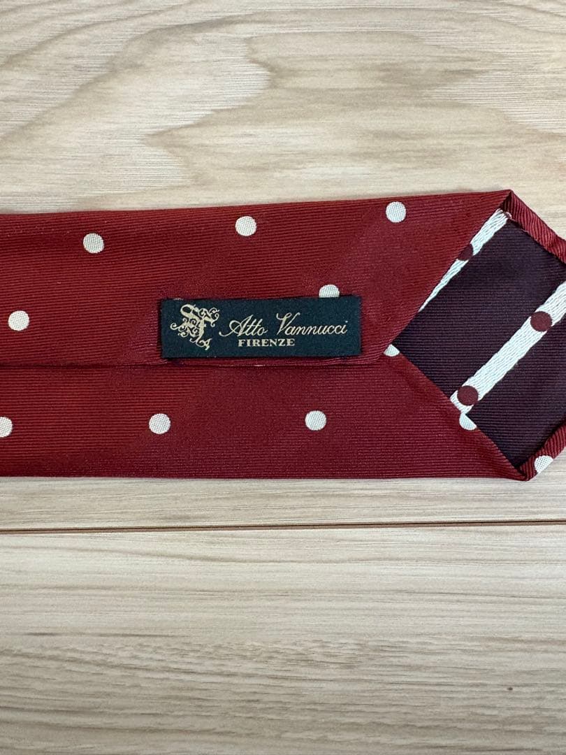 【美品】atto vannucci アットヴァンヌッチ セッテピエゲ ドットタイ