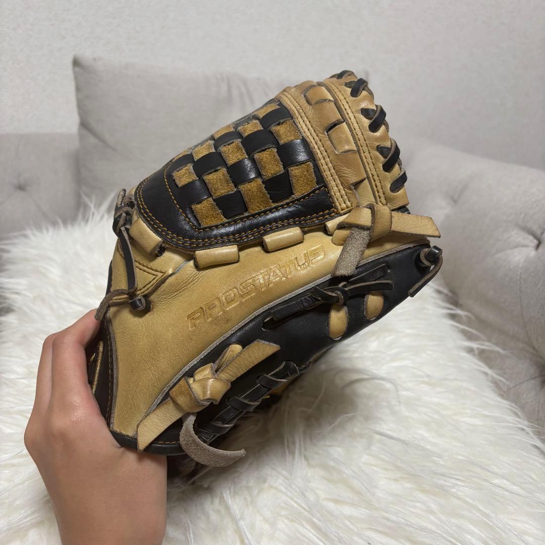 ZETT 軟式グローブ ベージュ/ブラック