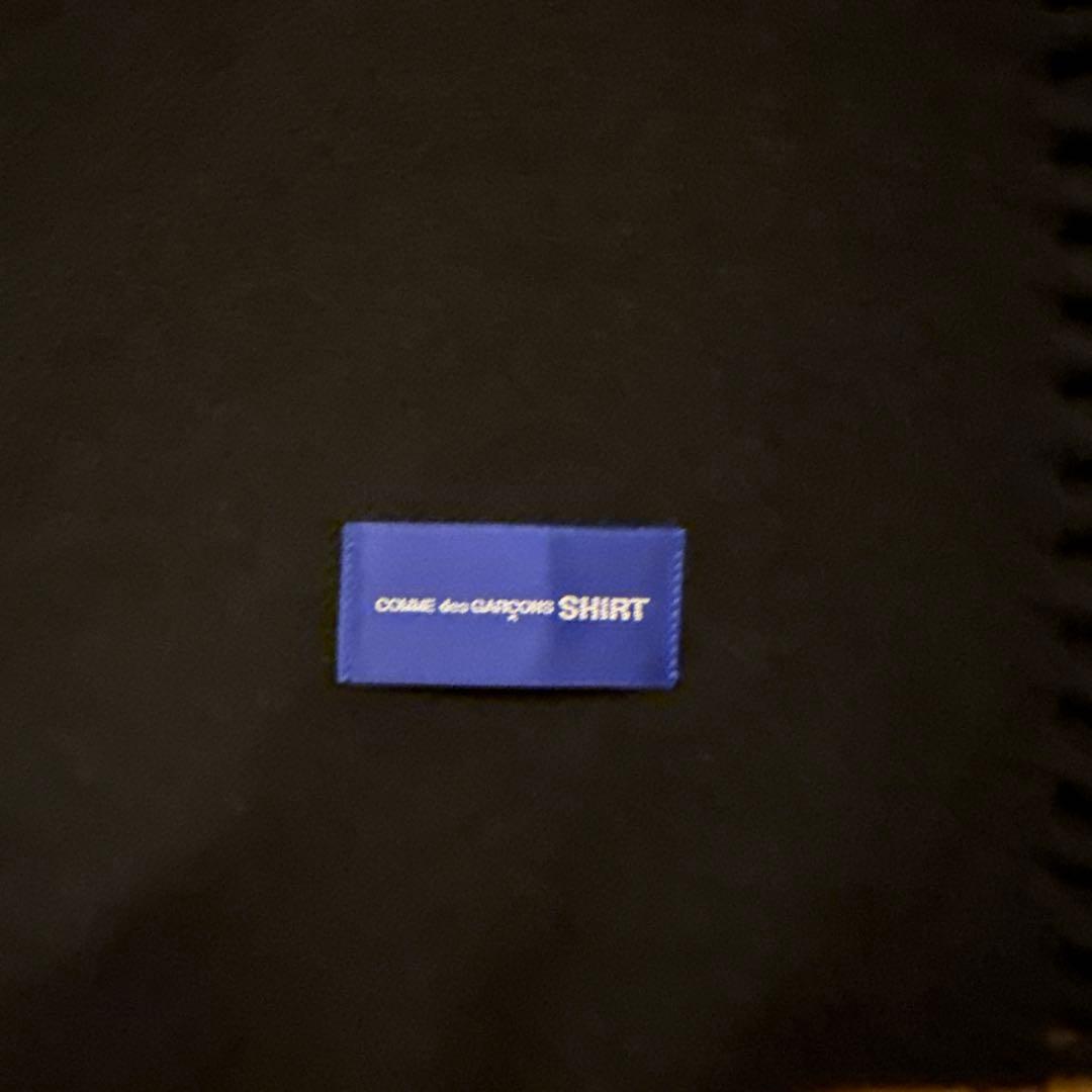 コムデギャルソンシャツ　ウールストール　ブラック