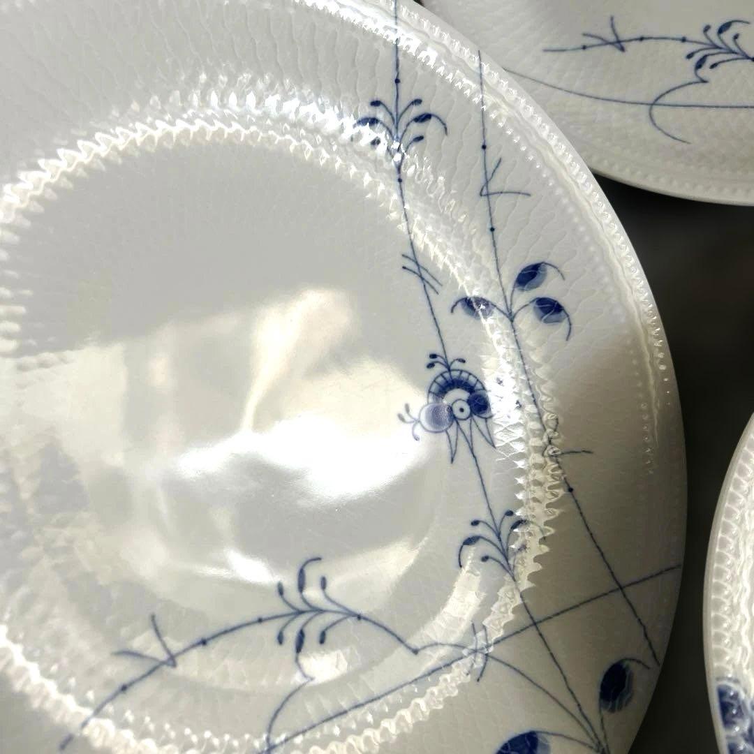 ロイヤルコペンハーゲン　ブルーパルメッテ　26cm プレート　3枚