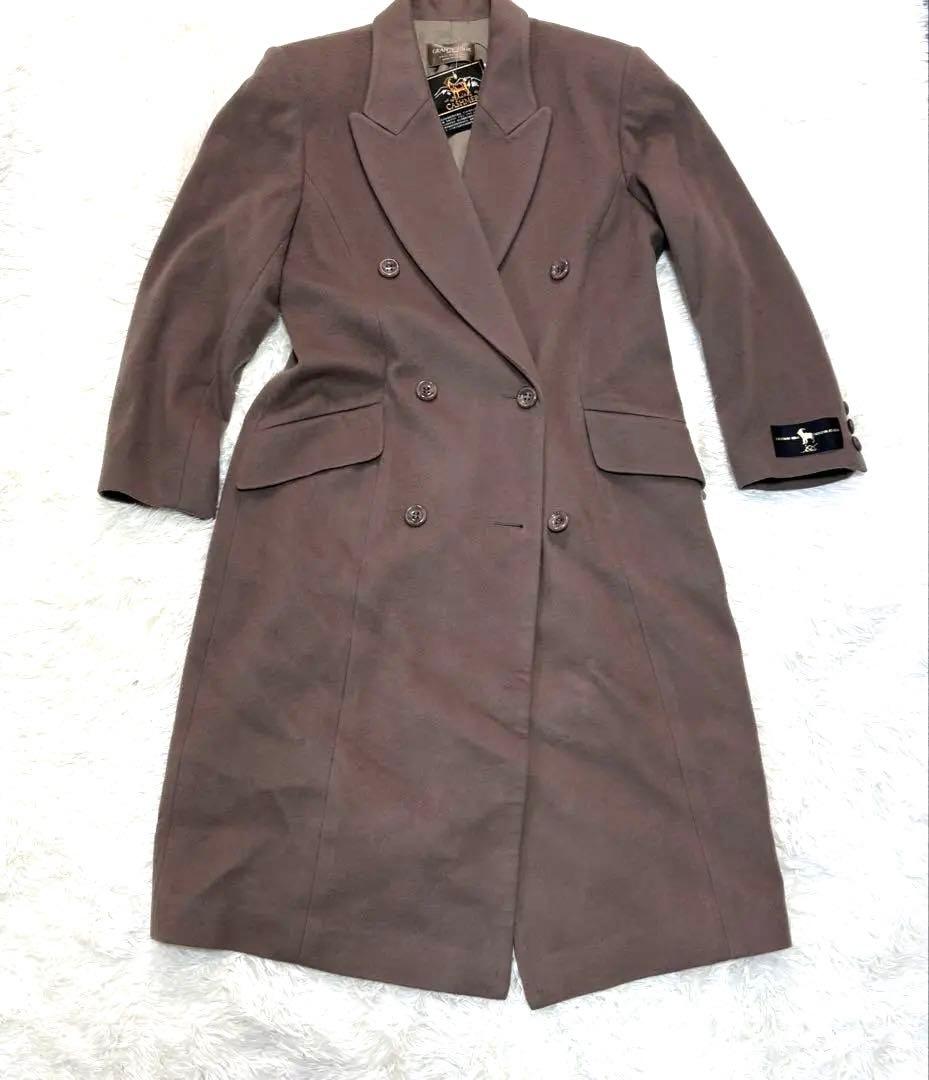 【定価35万円】✨新品未使用✨カシミヤ100％　着丈約110㎝　ロングコート