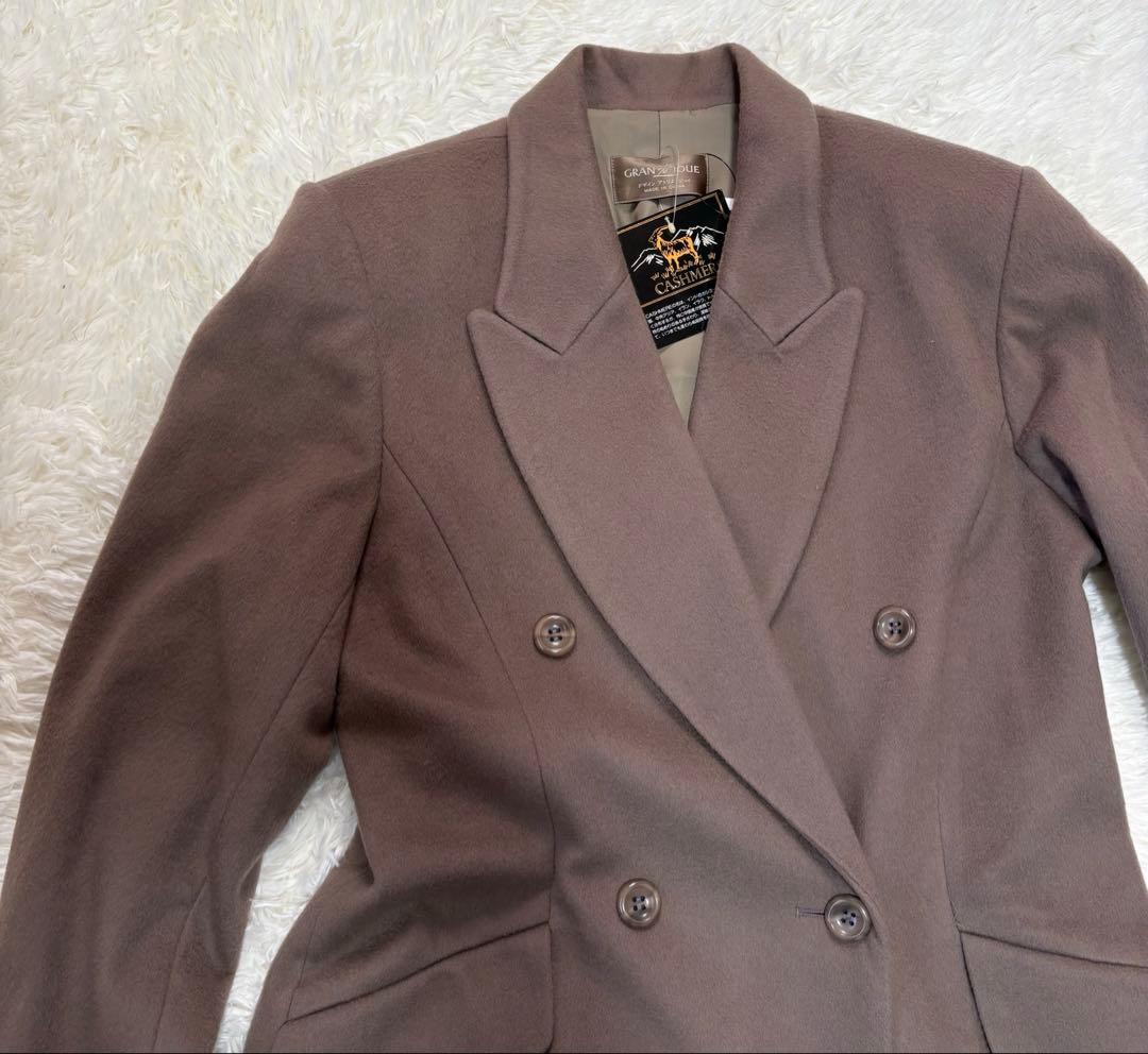 【定価35万円】✨新品未使用✨カシミヤ100％　着丈約110㎝　ロングコート
