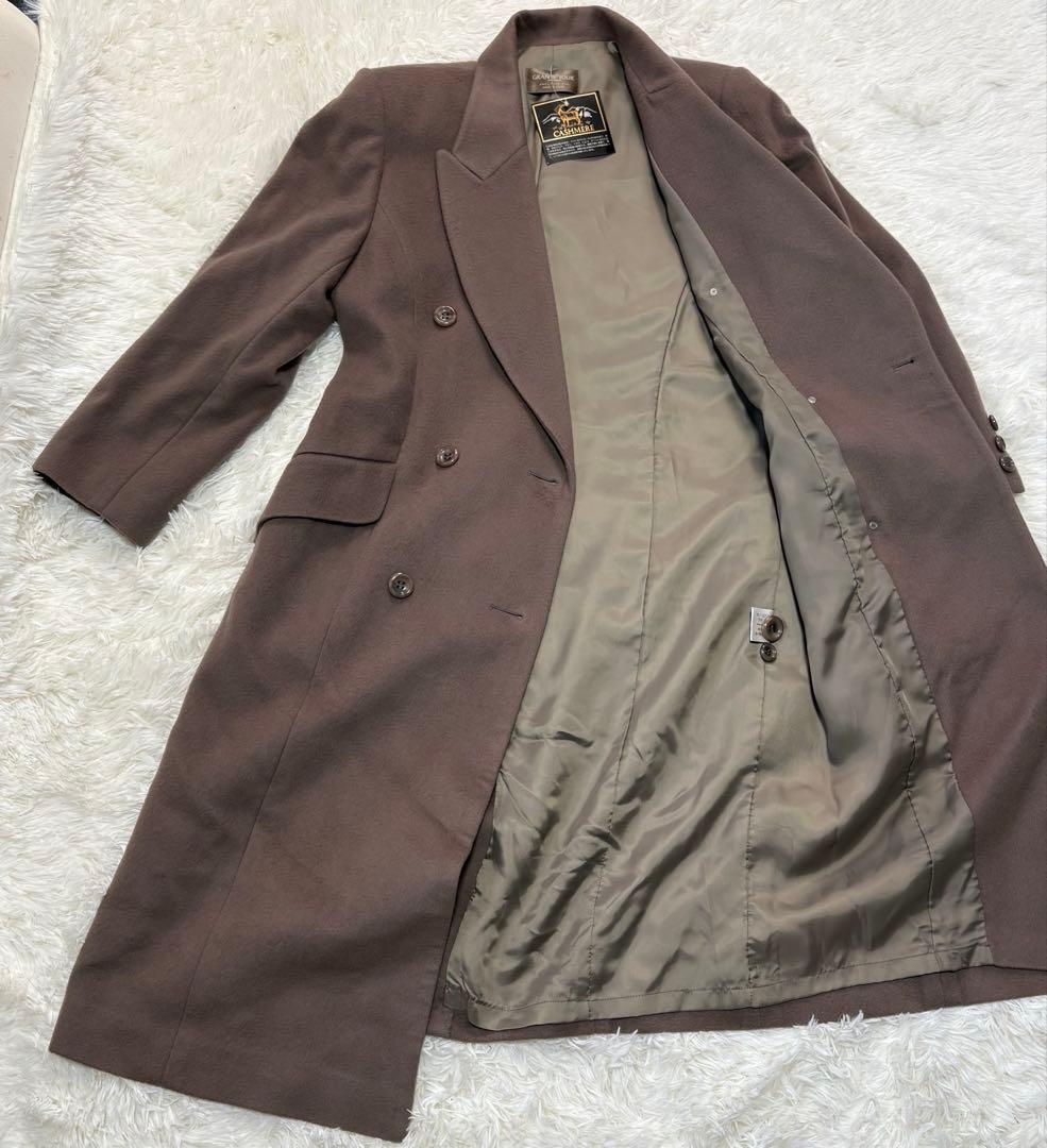 【定価35万円】✨新品未使用✨カシミヤ100％　着丈約110㎝　ロングコート