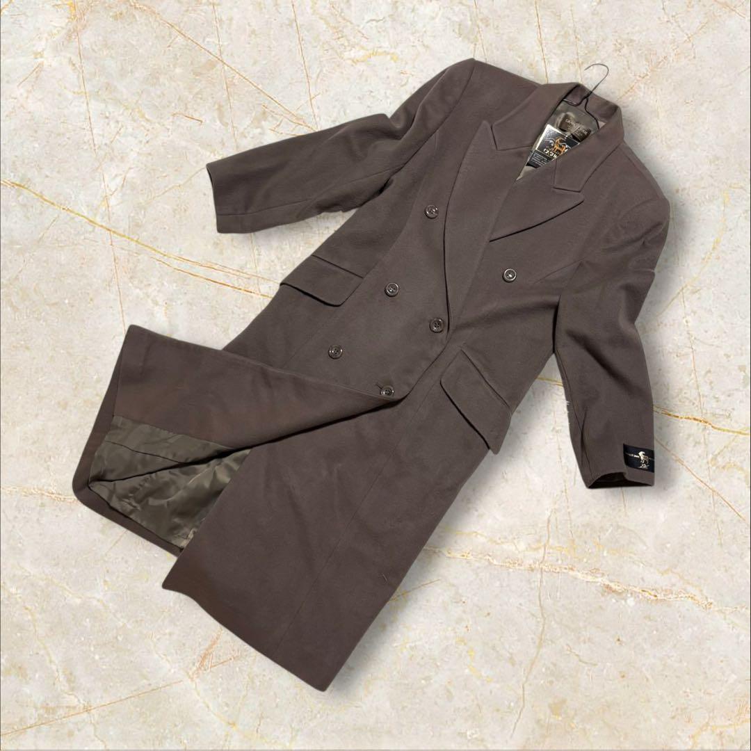 【定価35万円】✨新品未使用✨カシミヤ100％　着丈約110㎝　ロングコート