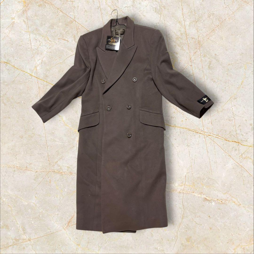 【定価35万円】✨新品未使用✨カシミヤ100％　着丈約110㎝　ロングコート