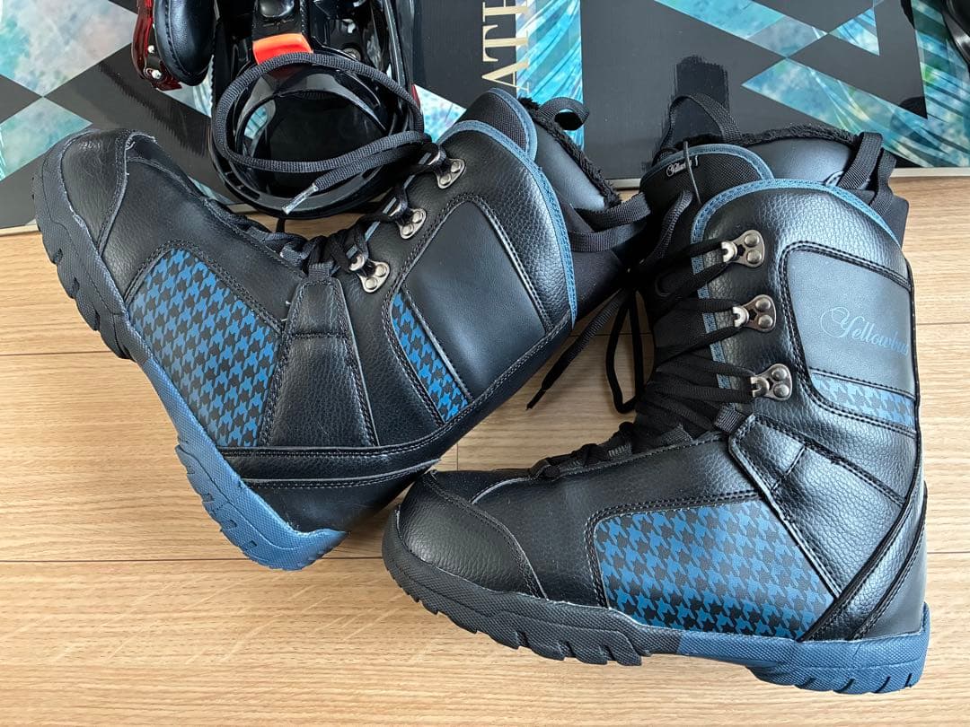 送料無料 yellowbus SALOMON スノーボード4点セット メンズ