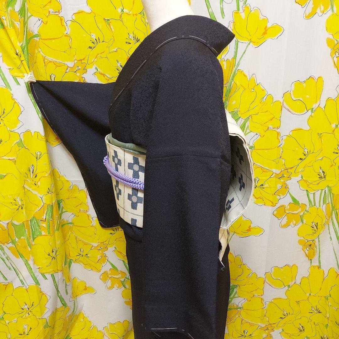 KURURI着物くるり　新品未使用　色無地 Sサイズ ・深紫.濃紺 お買い得