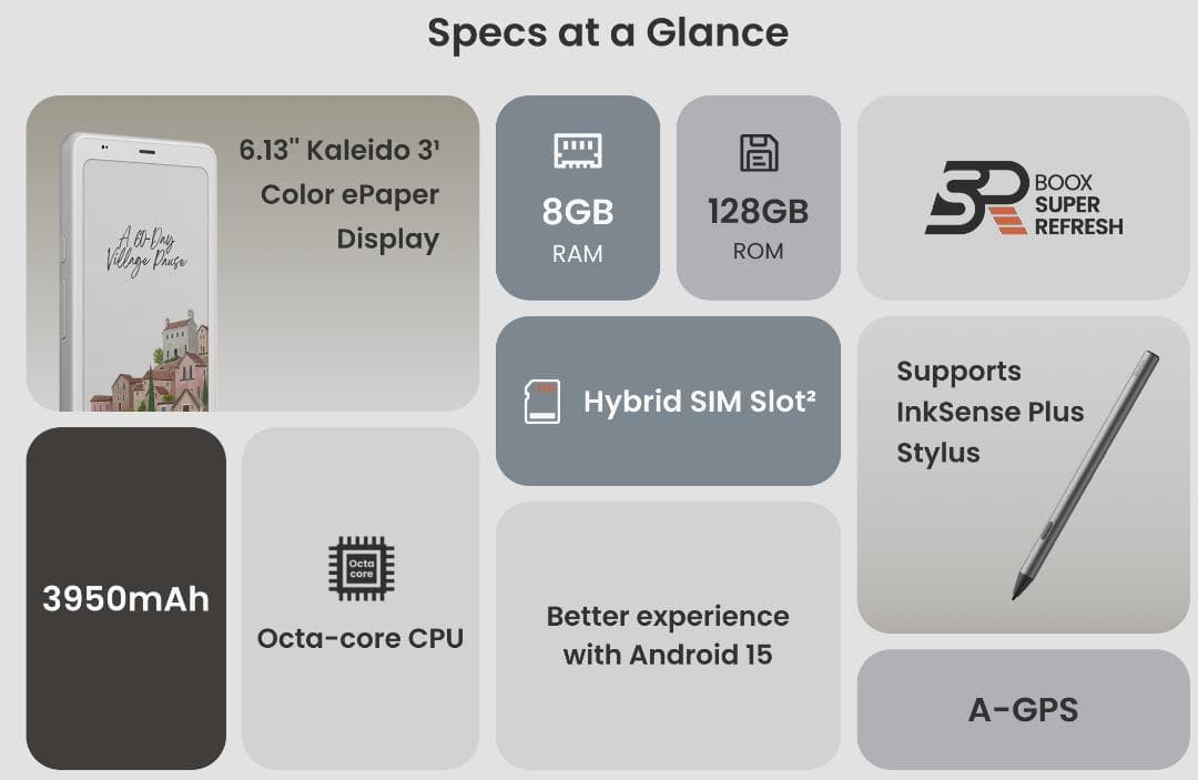 ONYX BOOX Palma 2 Pro ホワイト
