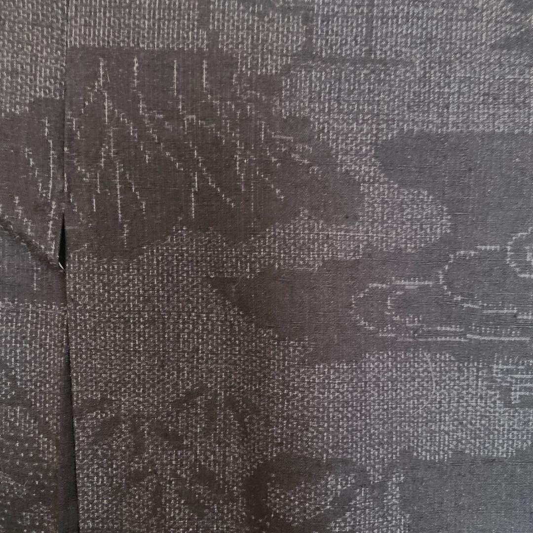 本場結城紬　詰め　100山亀甲　ヴィンテージ