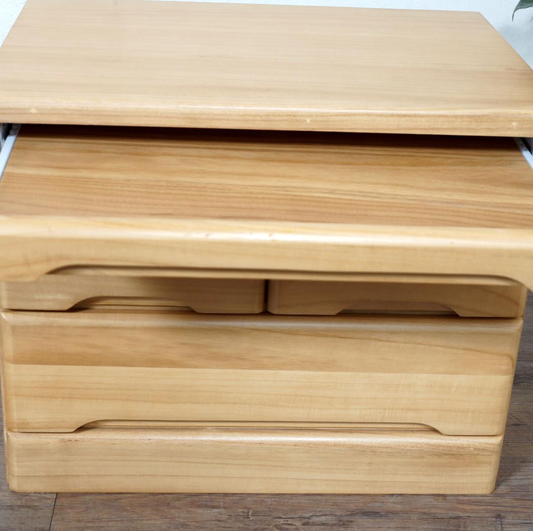 HIDE　 仏壇チェスト　２段3杯　上部　レール引き出し