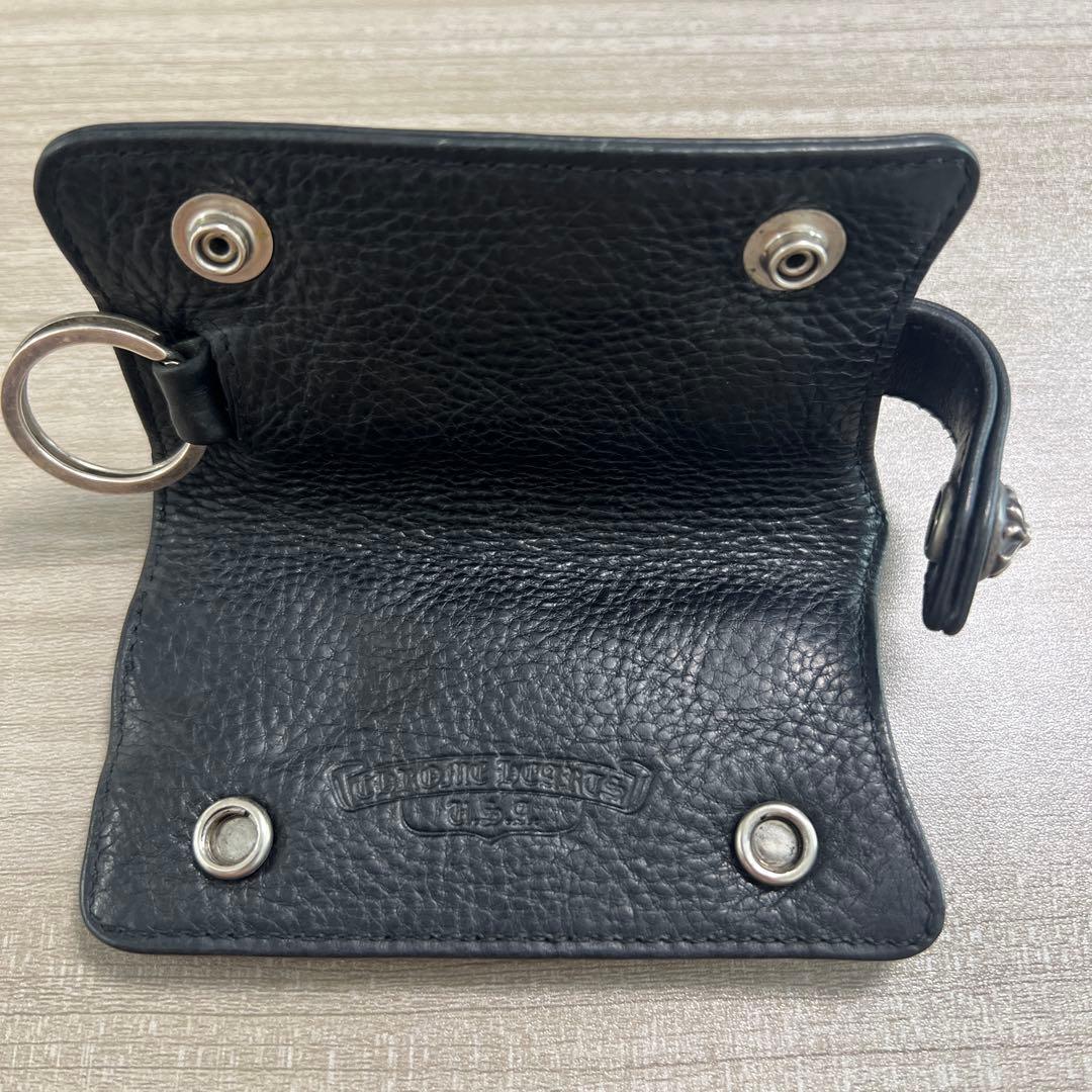 CHROME HEARTS キーケース クロスボール キーリング レザー