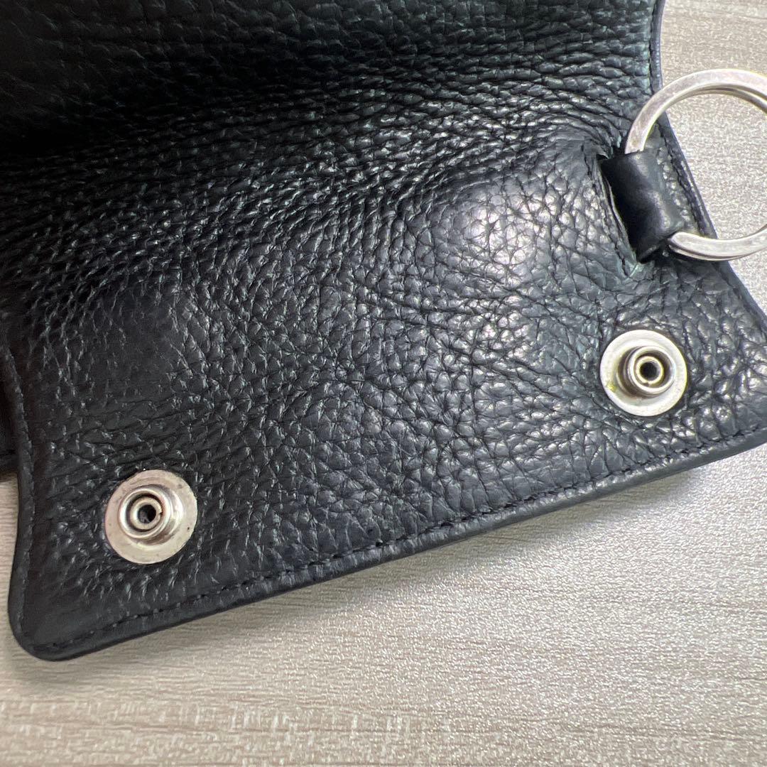 CHROME HEARTS キーケース クロスボール キーリング レザー