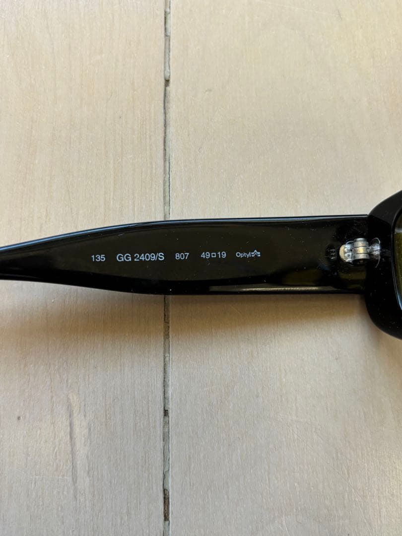 Gucci GG0061S サングラス ブラック/イエロー