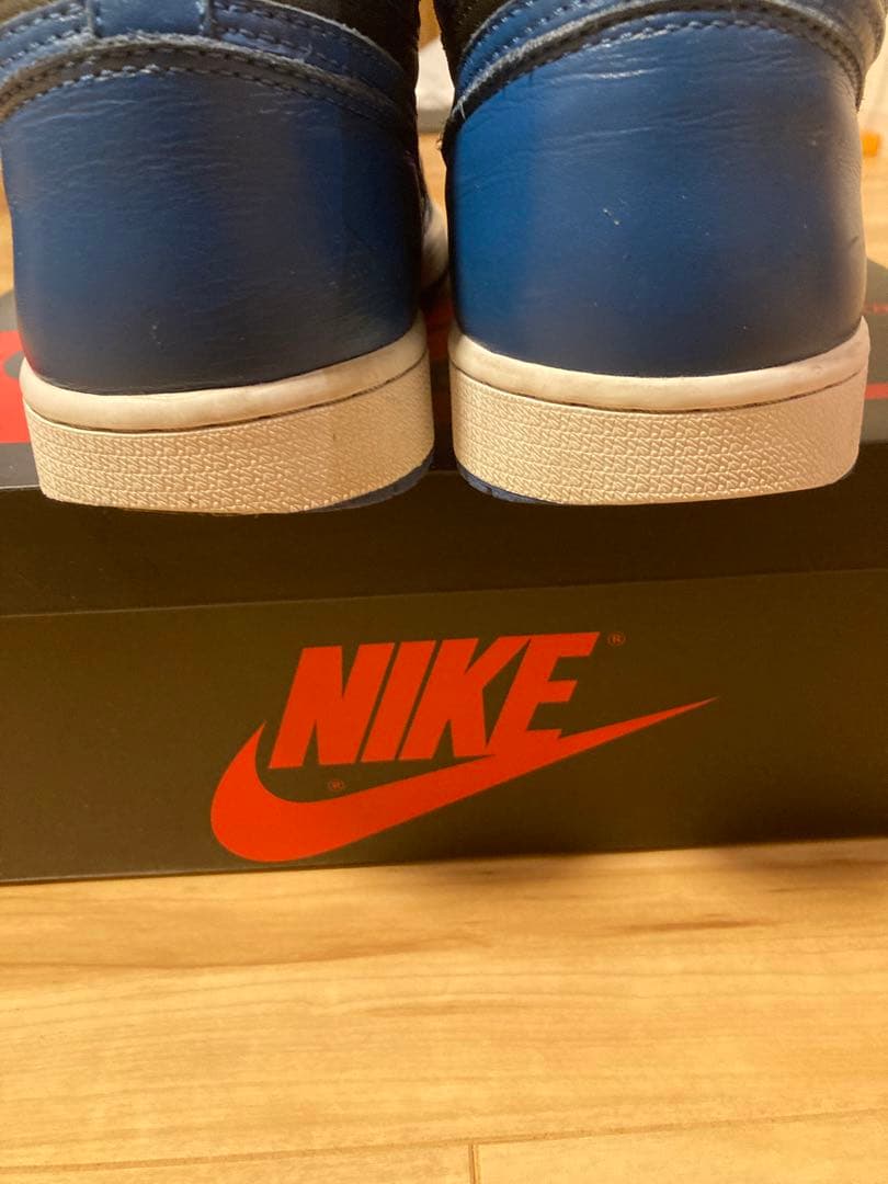 シューズ(男性用) JORDAN1 high DK MARINA BLUE US9.5 27.5cm