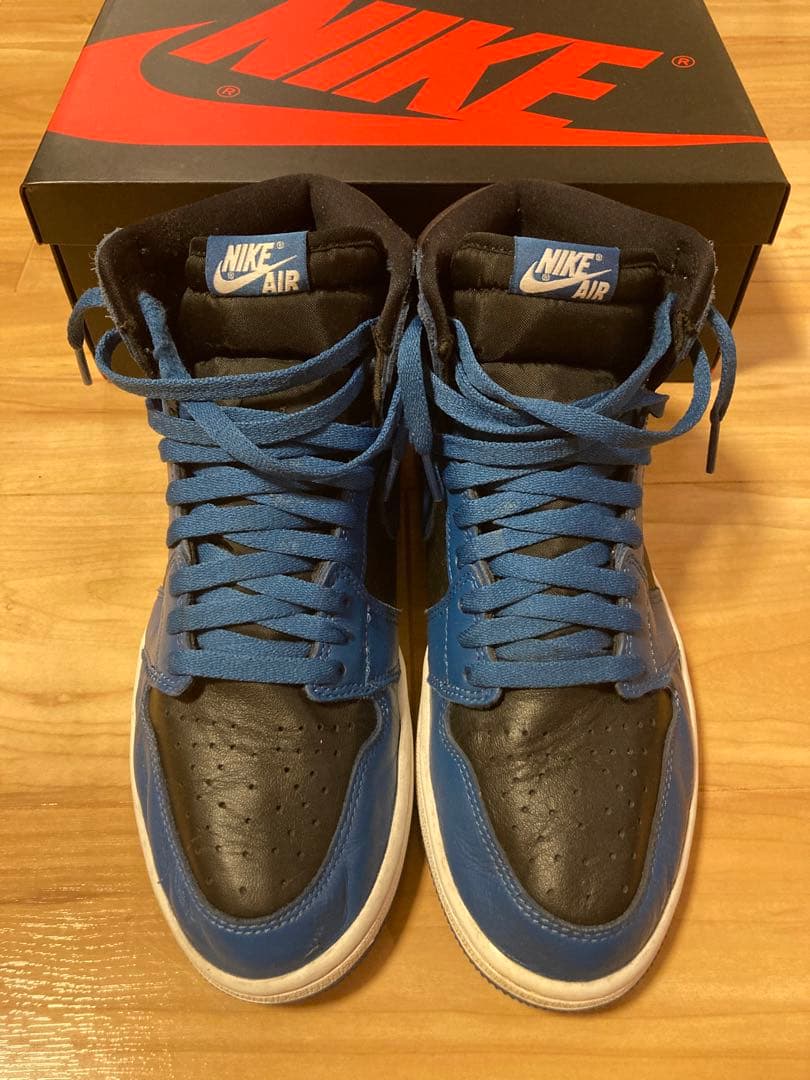 シューズ(男性用) JORDAN1 high DK MARINA BLUE US9.5 27.5cm