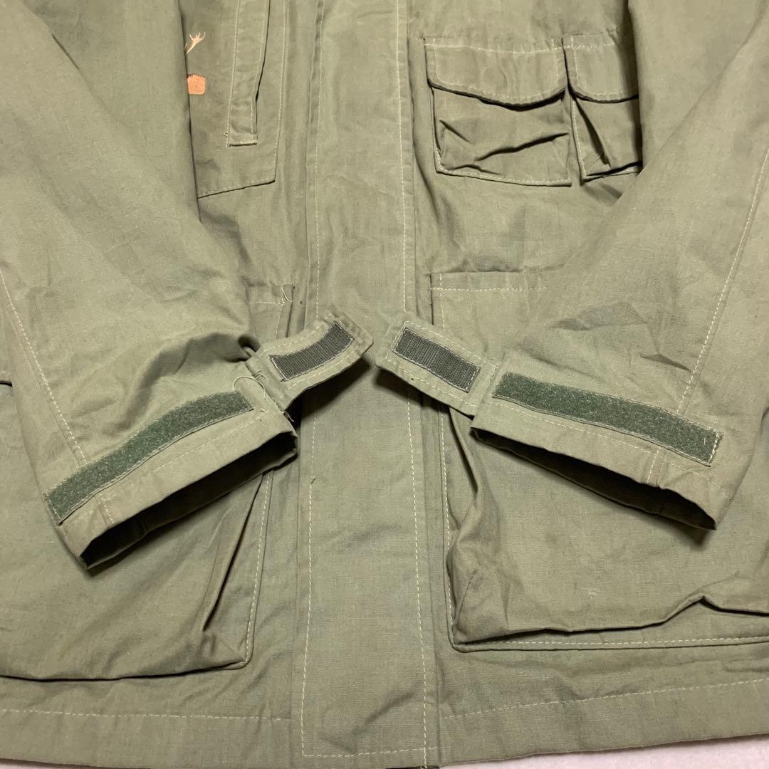 【FJALL RAVEN】ヴィンテージ　90‘s ミリタリー　モッズコート刺繍