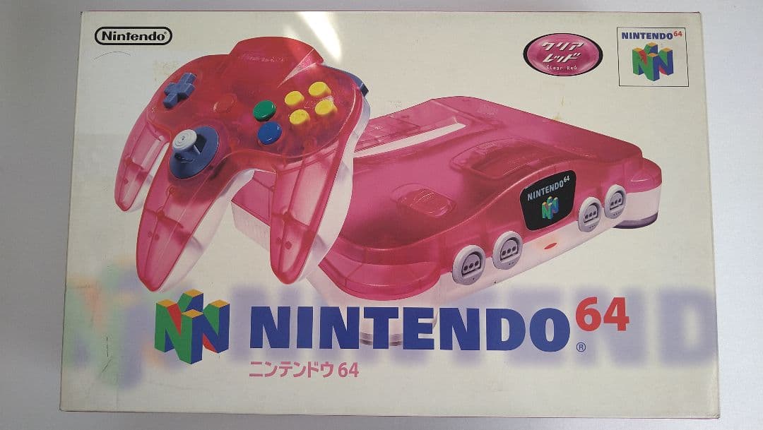 Nintendo 旧世代ゲーム機本体 NINTENDO 64 クリアレッド
