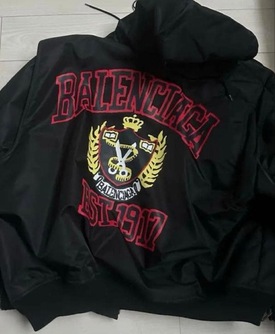 BALENCIAGA オーバーサイズ カレッジ ブルゾン