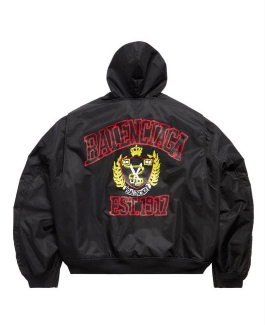 BALENCIAGA オーバーサイズ カレッジ ブルゾン