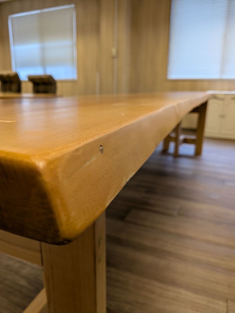 tskzさま専用　一枚板 無垢 ダイニングテーブル DIY 天然木 ベンチ 3m