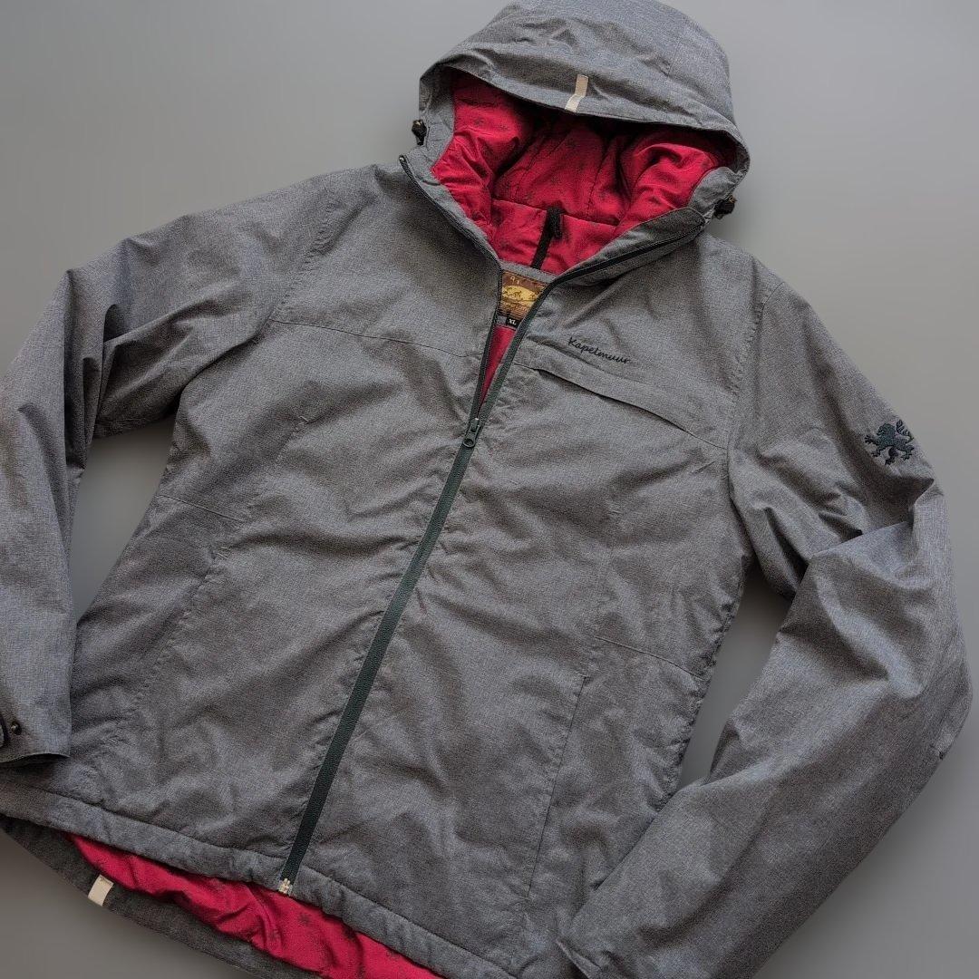 【美品】カペルミュール　サイクルダウンパーカー　グレー　XL