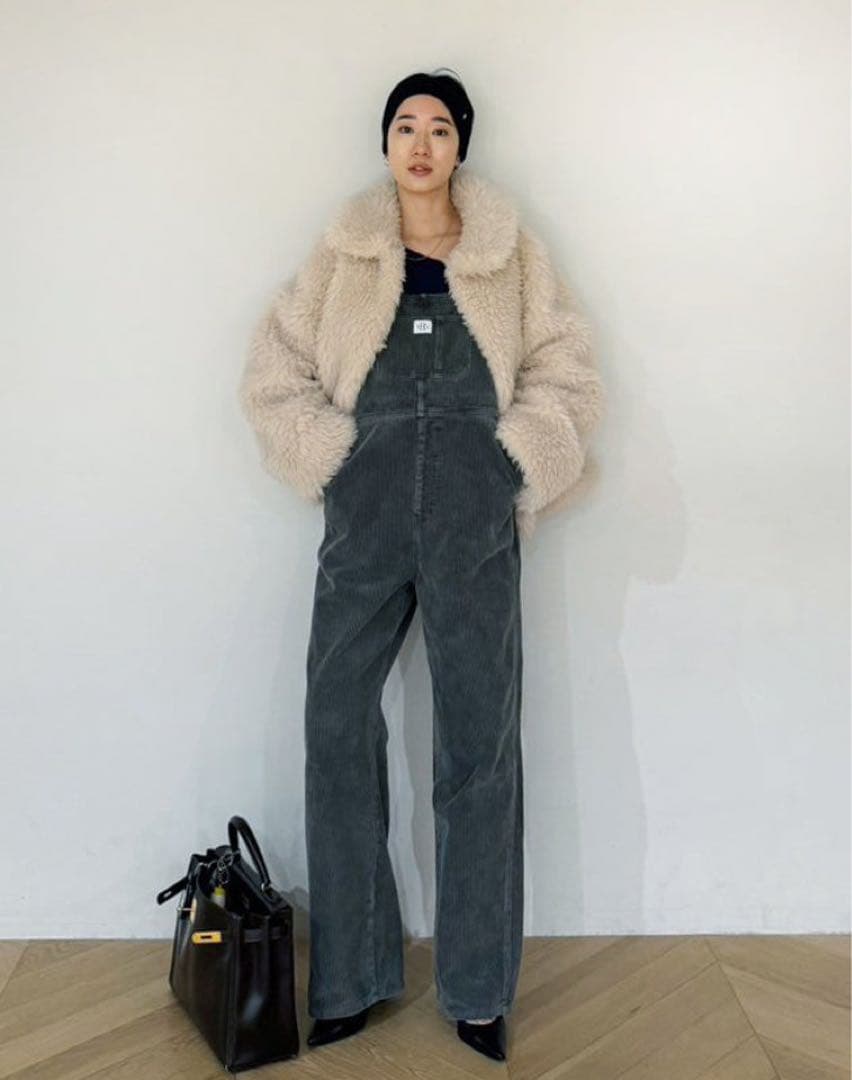 専用　searoom lynn Color washコーデュロイルーズサロペット