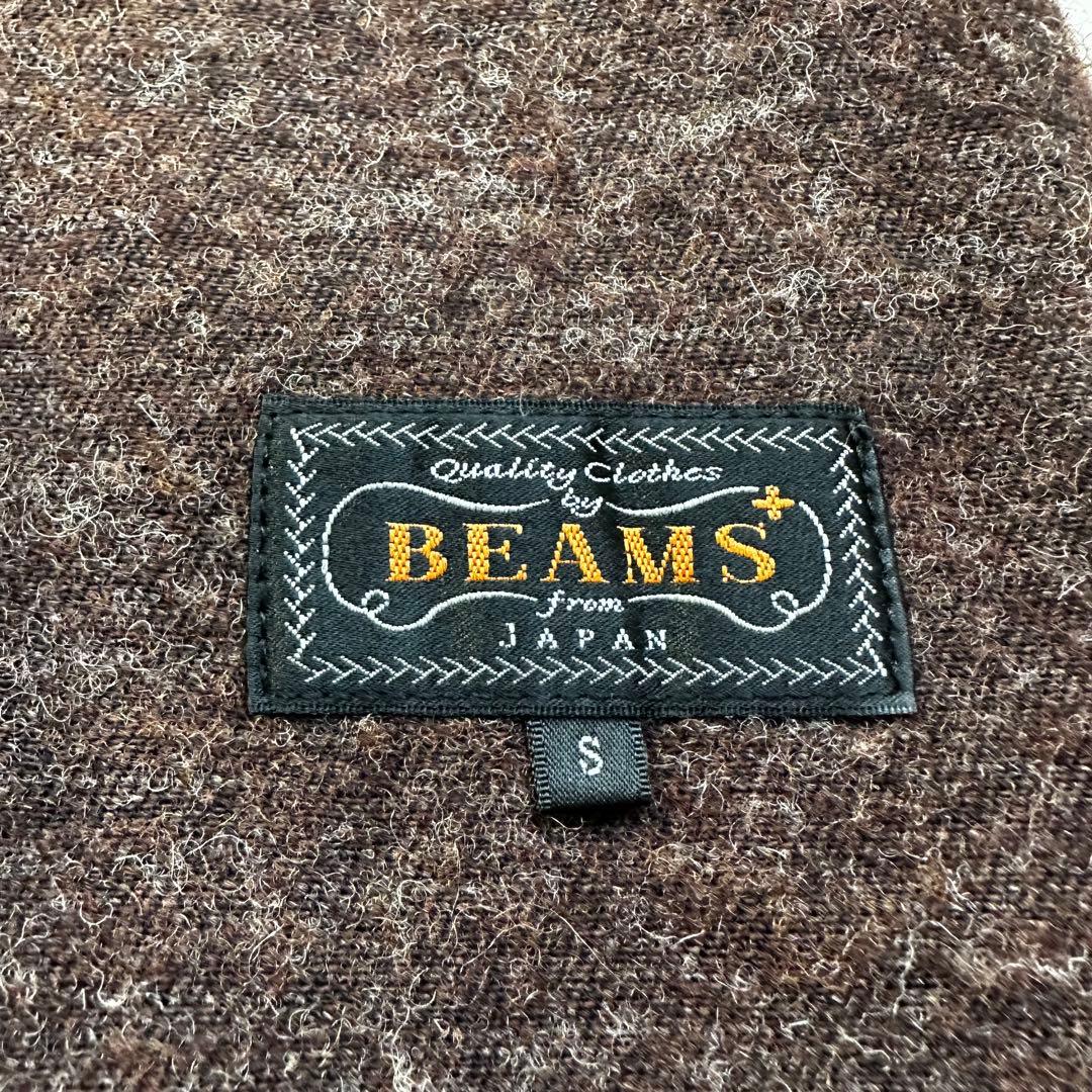 BEAMS＋ ツイードフィールドジャケット メンズ 秋冬 ダークブラウン S