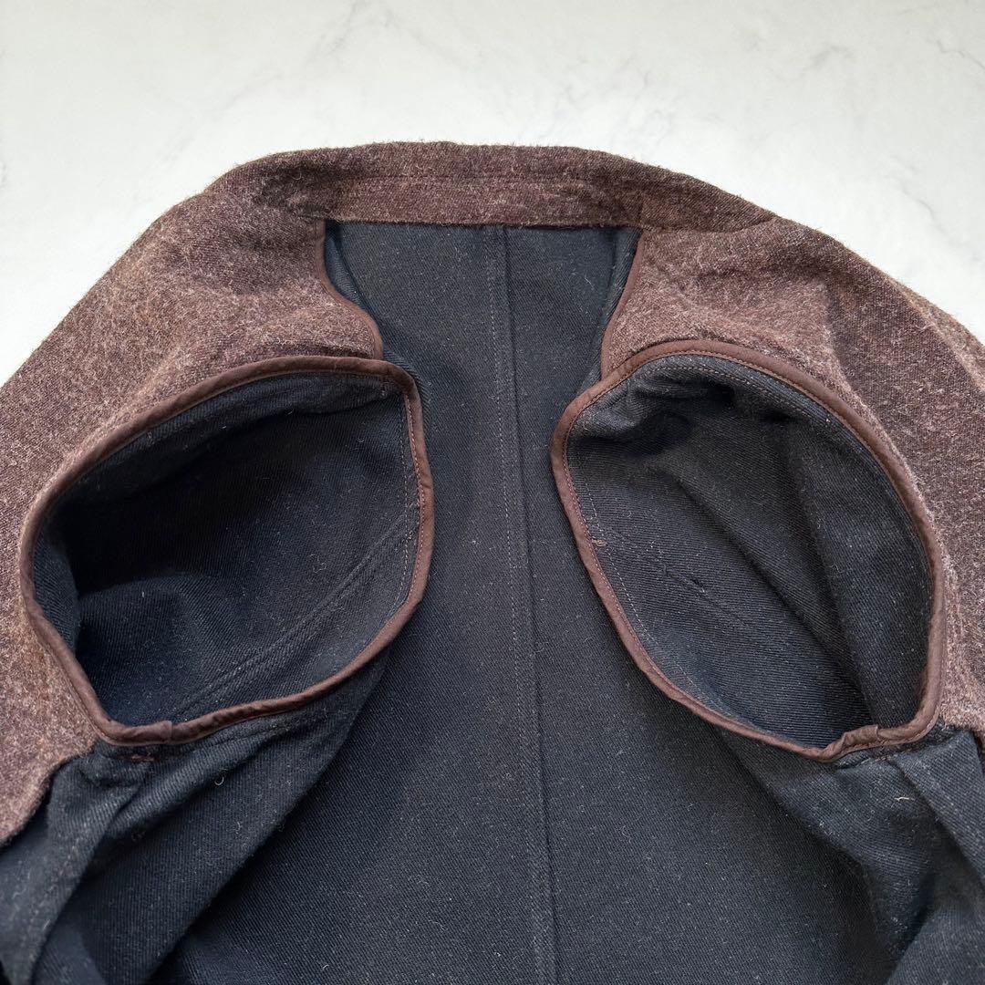 BEAMS＋ ツイードフィールドジャケット メンズ 秋冬 ダークブラウン S