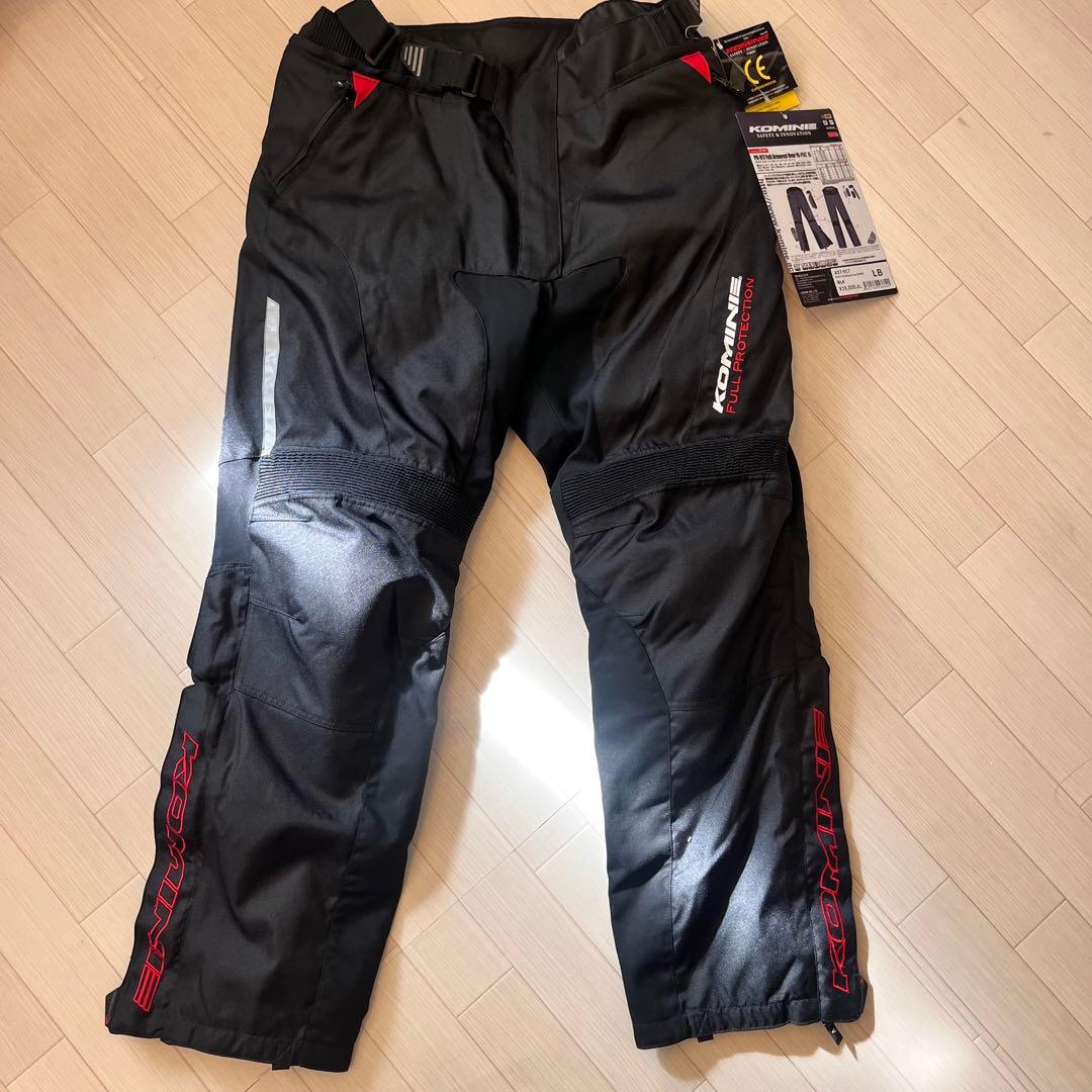 ★新品★　KOMINE フルアーマード オーバー パンツ LB