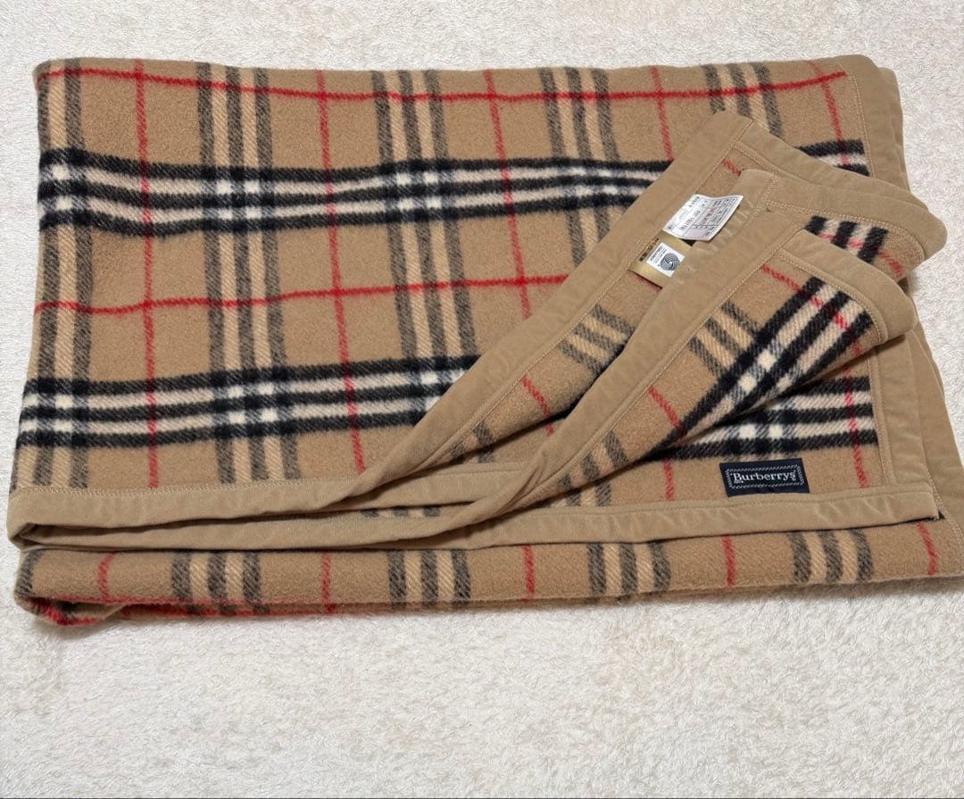 バーバリー❤️ノバチェック❤️140×200 最上級羊毛毛布