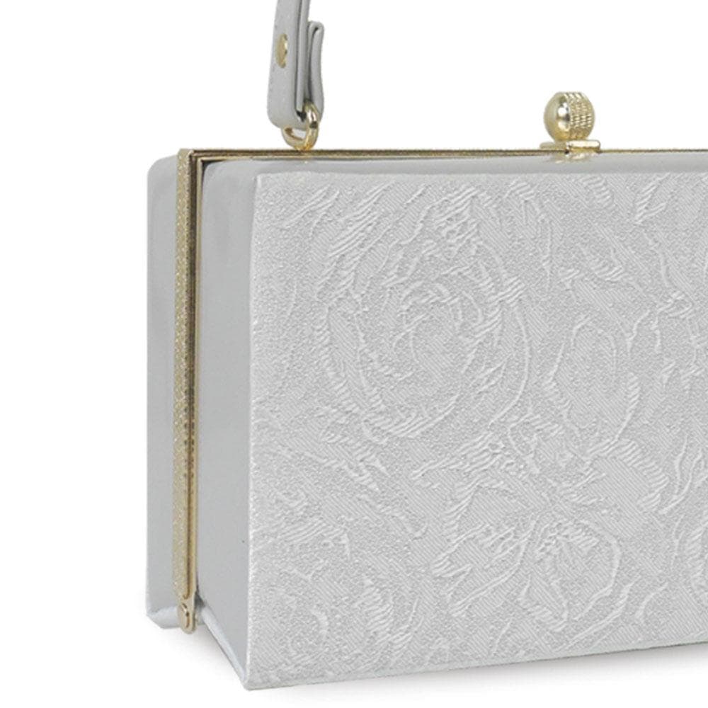 振袖用 草履バッグ セット 高級ジャガード 厚底 uzouri83-1