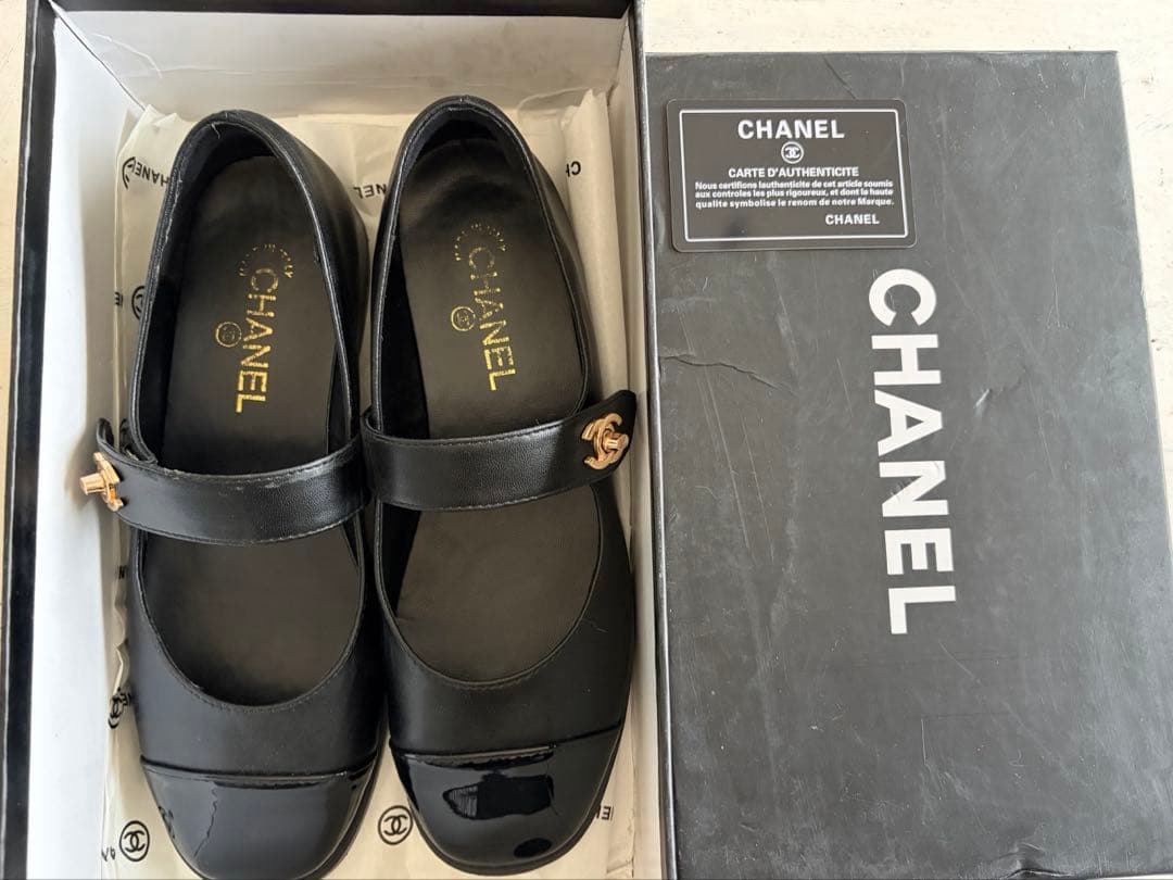 CHANEL メリージェーン　36