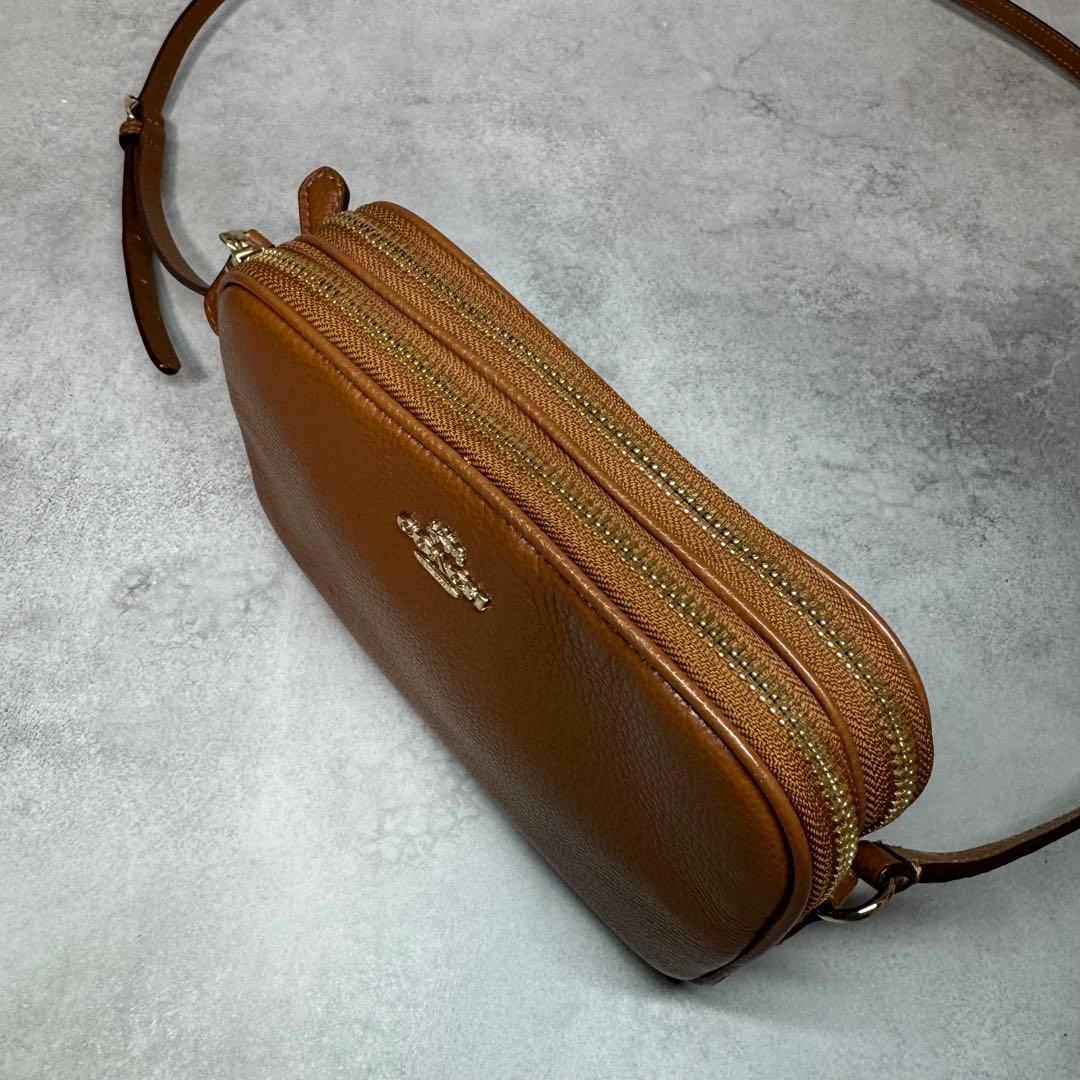 美品 コーチ ショルダーバッグ サコッシュ 斜め掛け クロスボディ