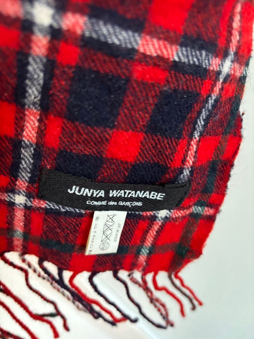 JUNYA WATANABE commedesgarcons チェックマフラー
