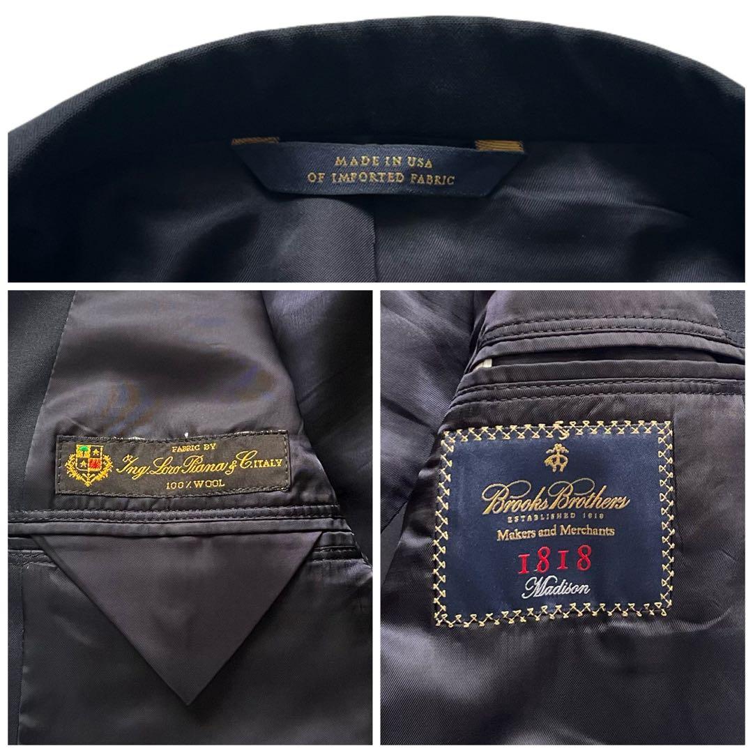 希少 USA製 ブルックスブラザーズ ネイビー ブレザー ジャケット 43L