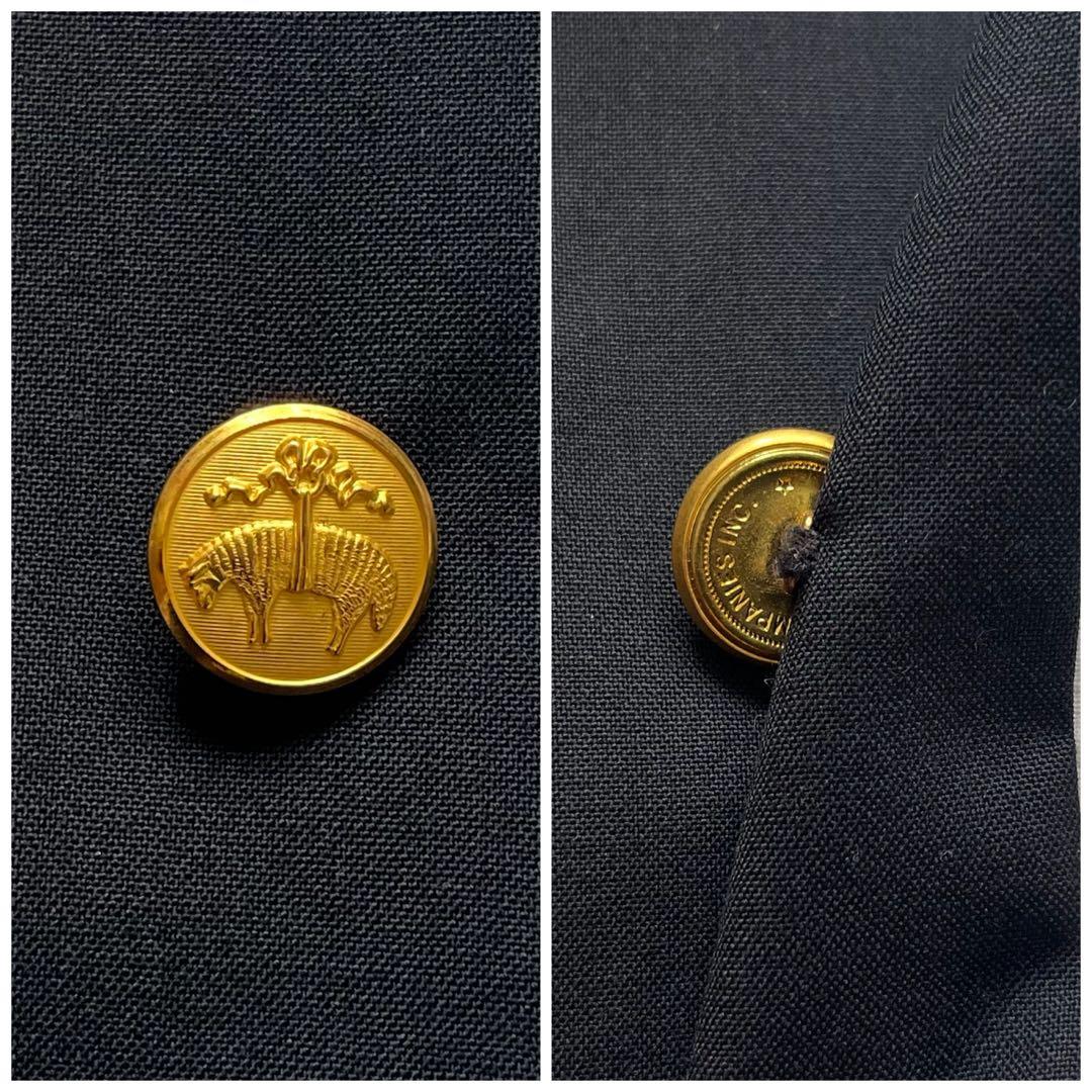 希少 USA製 ブルックスブラザーズ ネイビー ブレザー ジャケット 43L